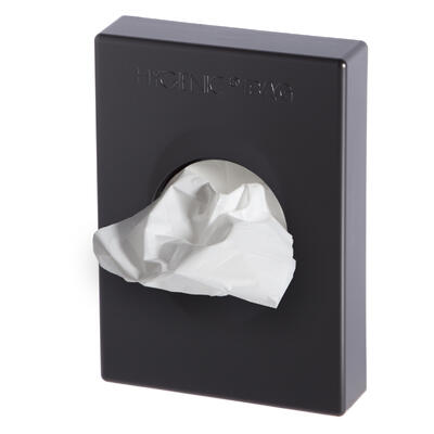 Dispensador Bolsas Higiénicas Abs Preto Mate